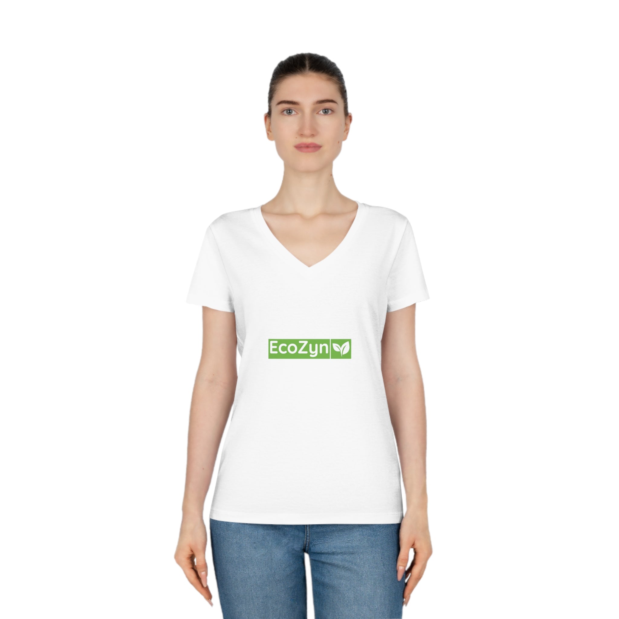 T-shirt V-hals - EcoZyn