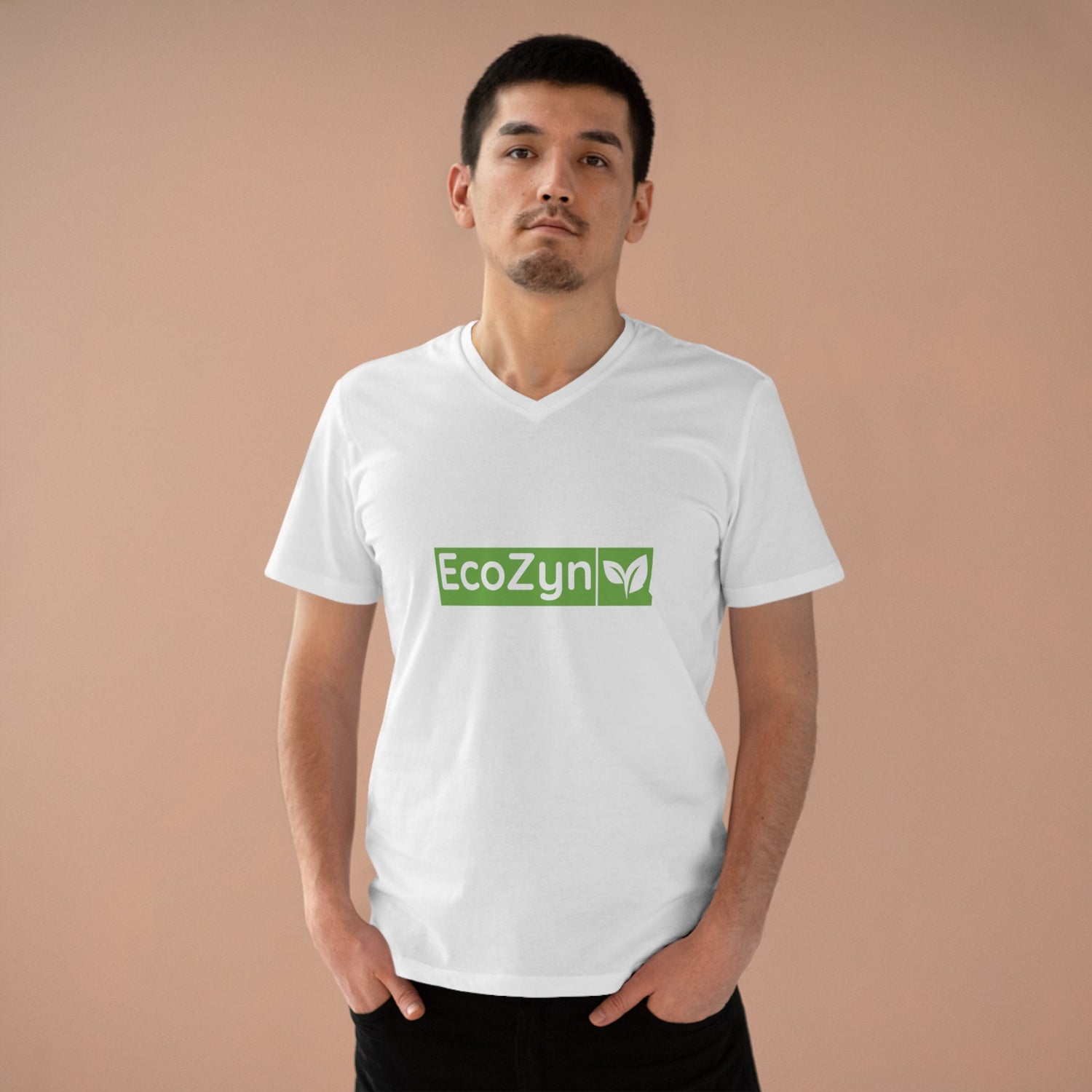 T-shirt V-hals - EcoZyn